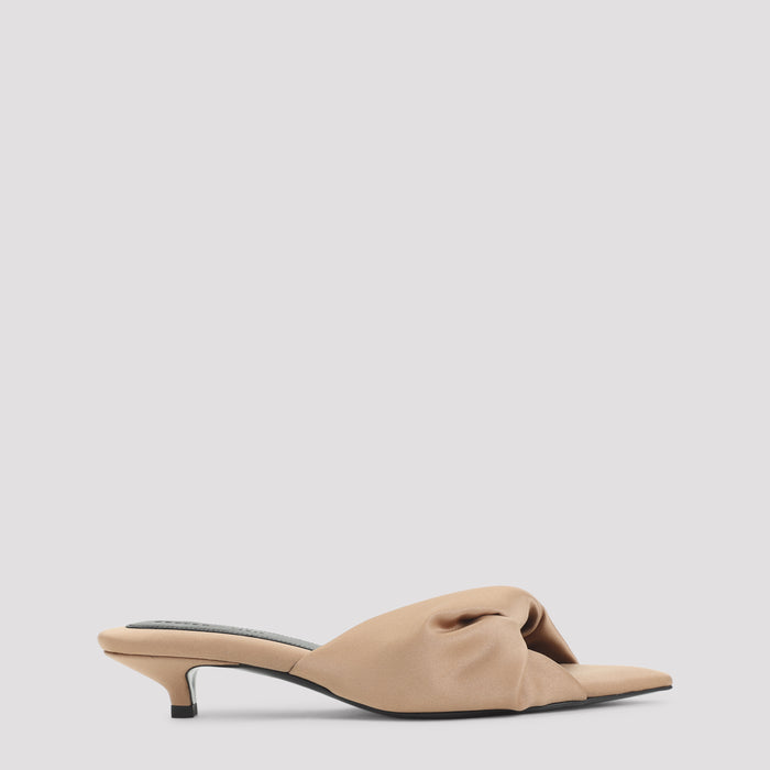 Sandals Nude & Neutrals Polyester Lamb Skin Shoe