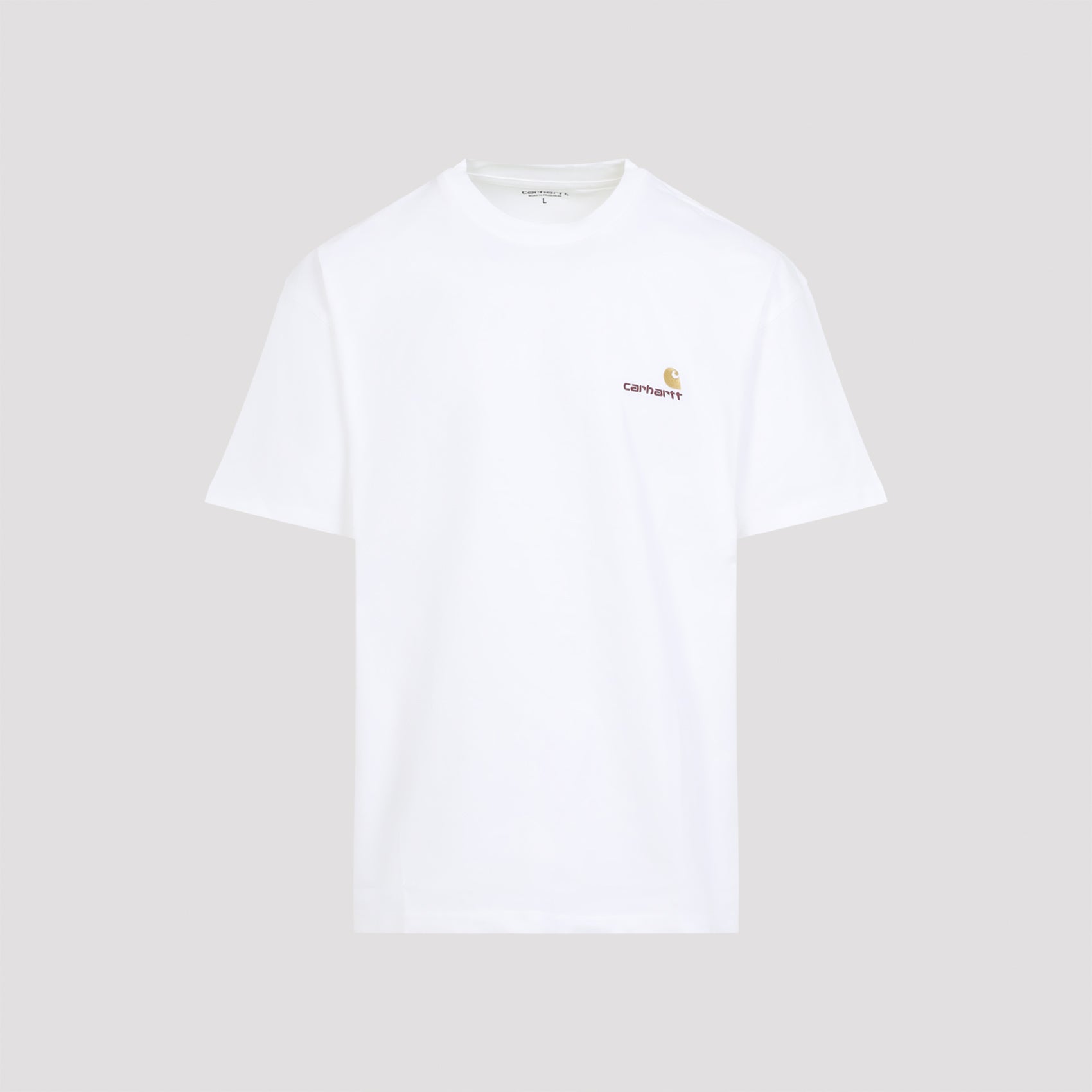 American Script T-shirt White Cotton Tshirt
