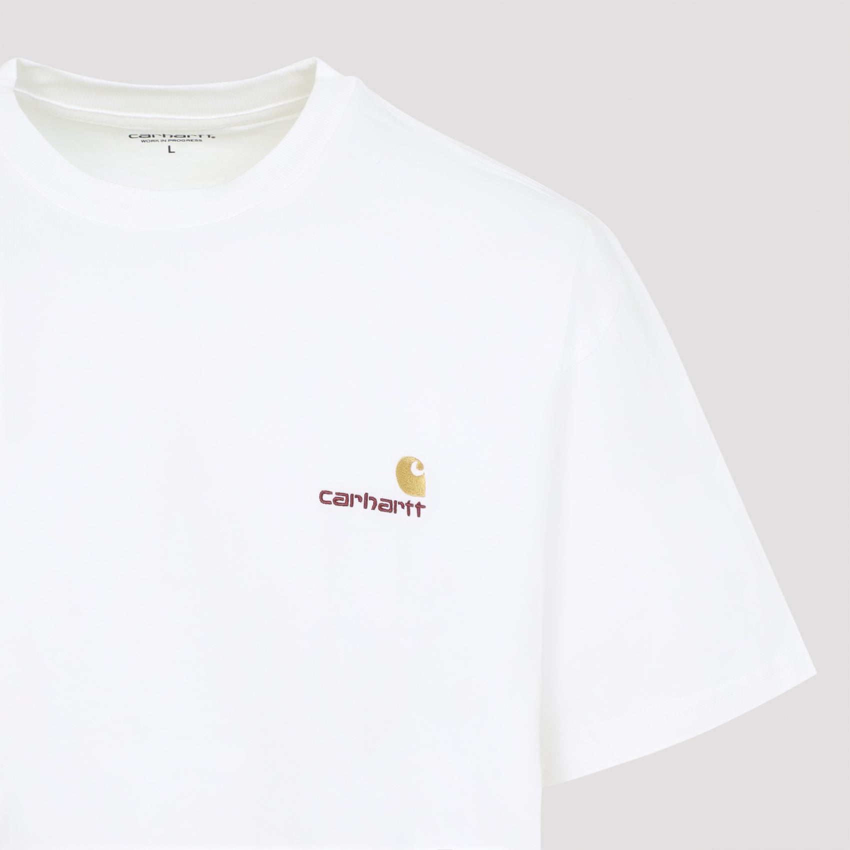 American Script T-shirt White Cotton Tshirt