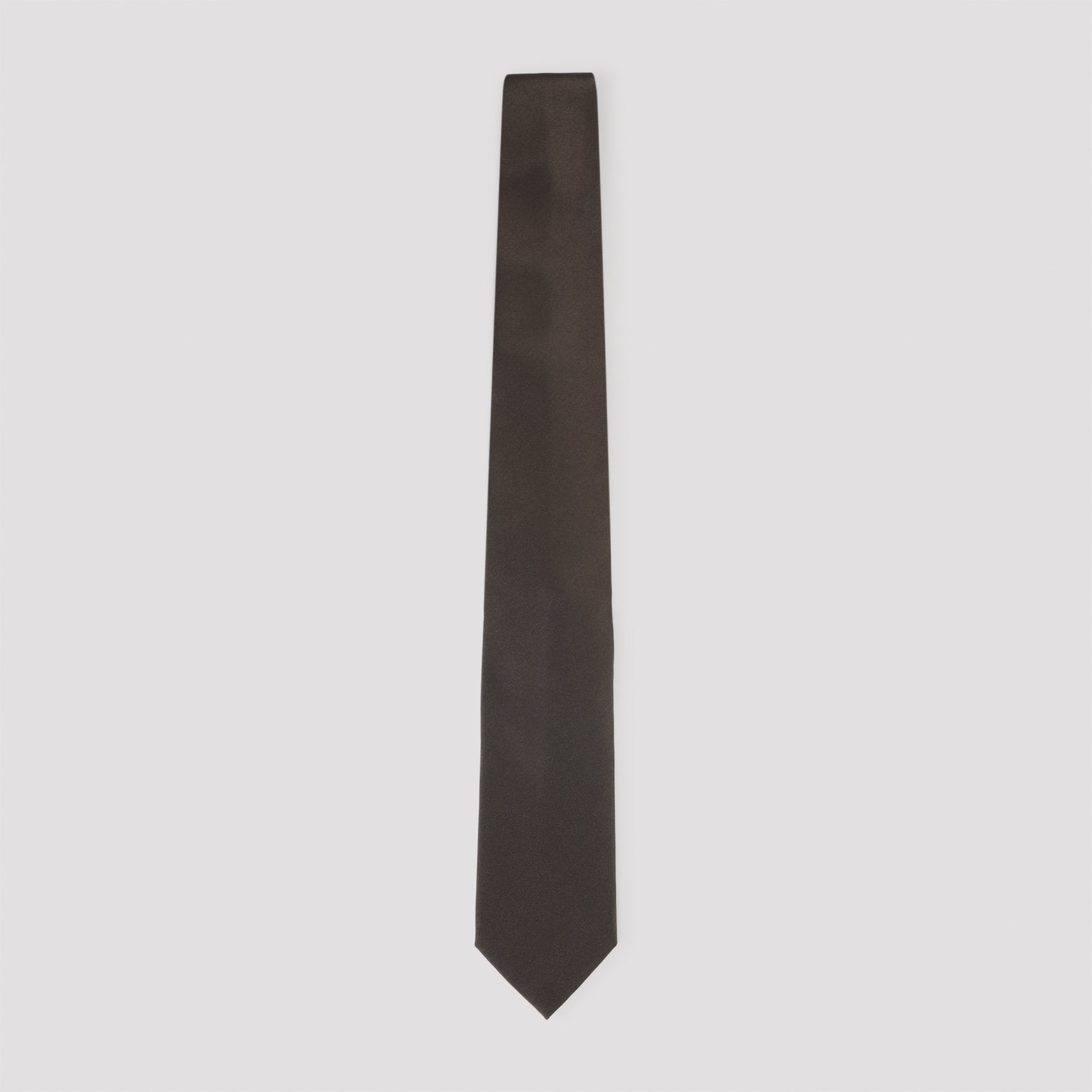 Silk Tie Brown Mulberry