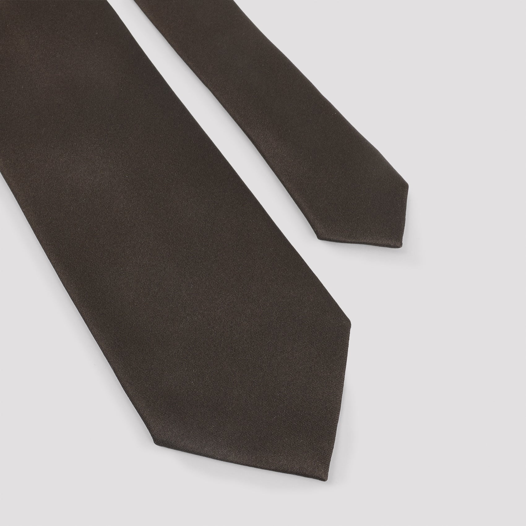 Silk Tie Brown Mulberry