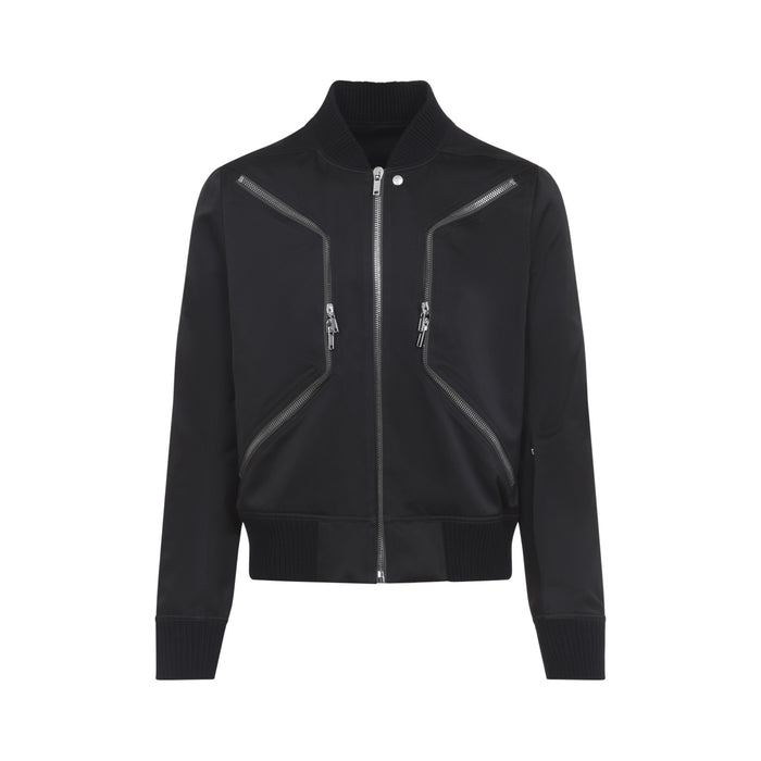 Heizer Flight Jacket Black Polyester