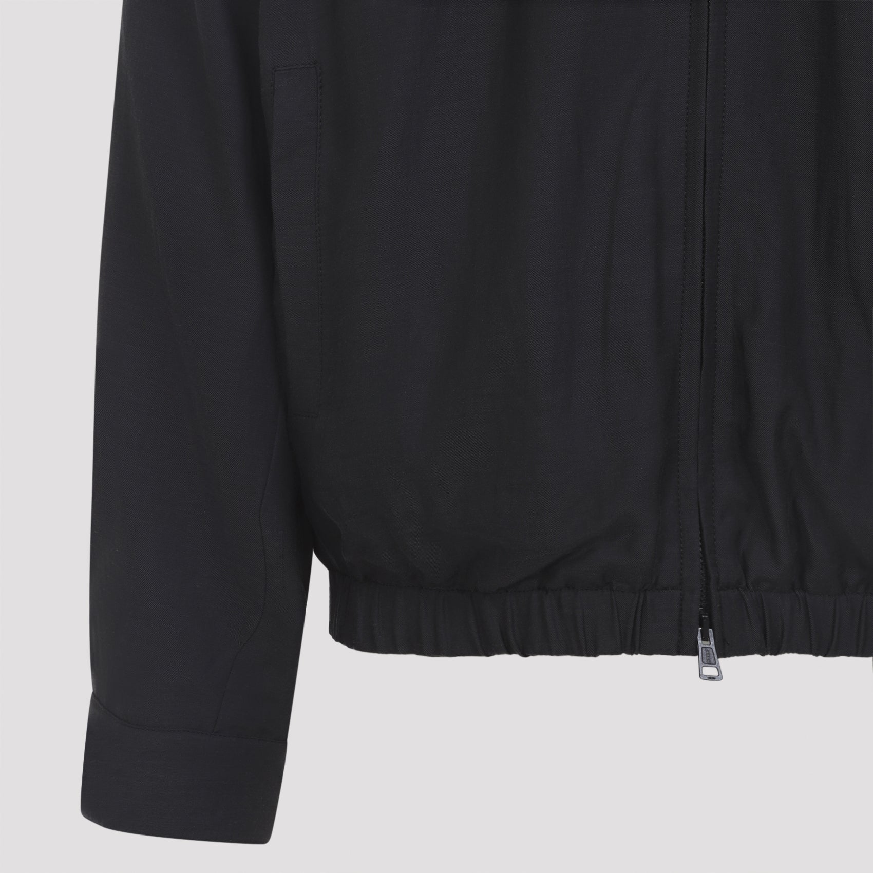 Casino Jacket Black Cupro Cotton
