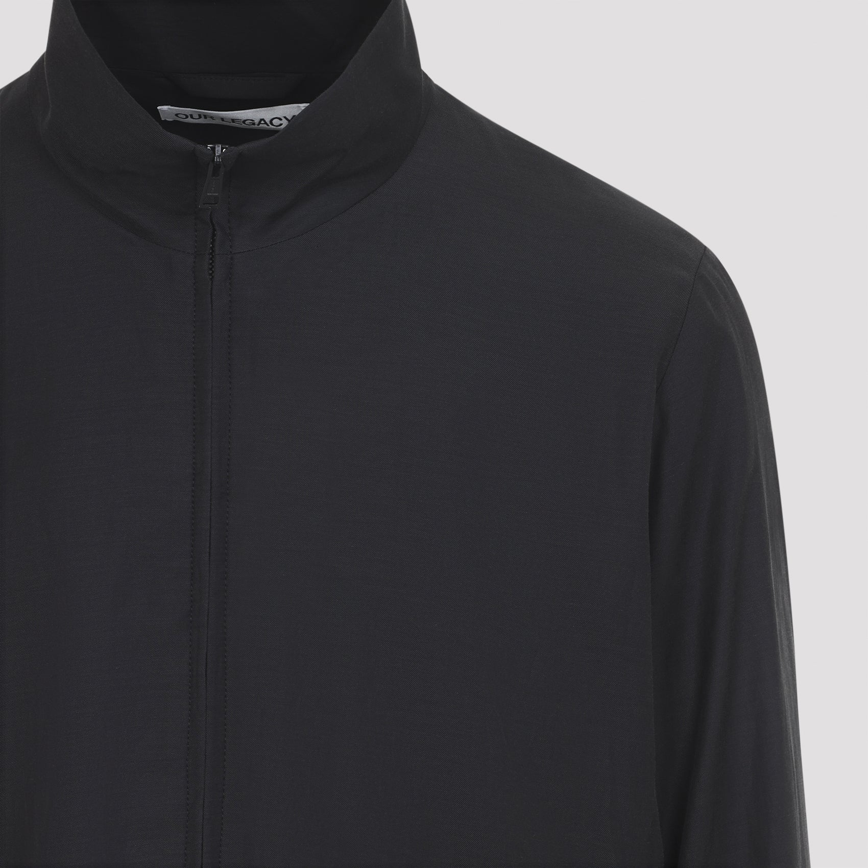 Casino Jacket Black Cupro Cotton