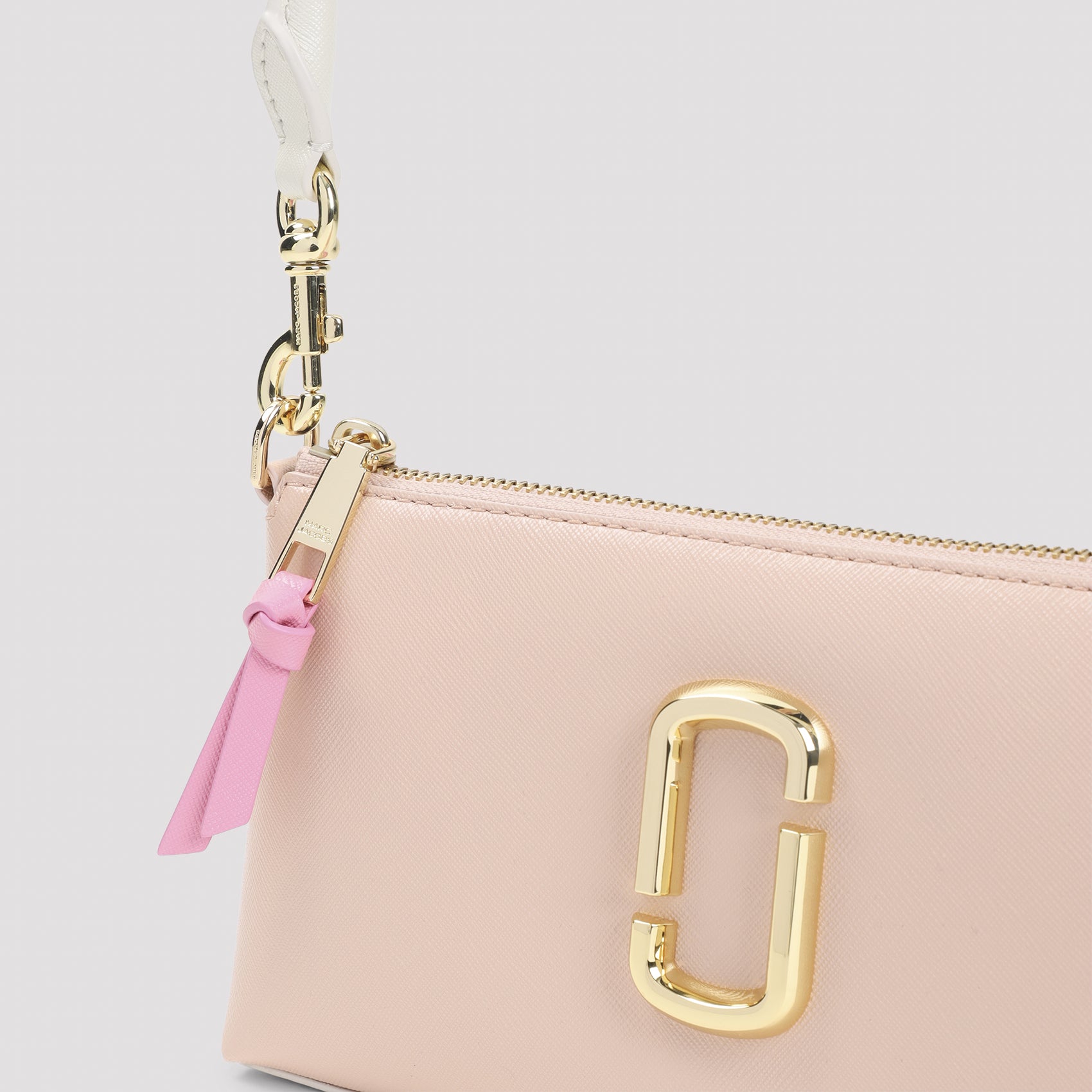 The Pochette Handbag Pink & Purple Leather Bag