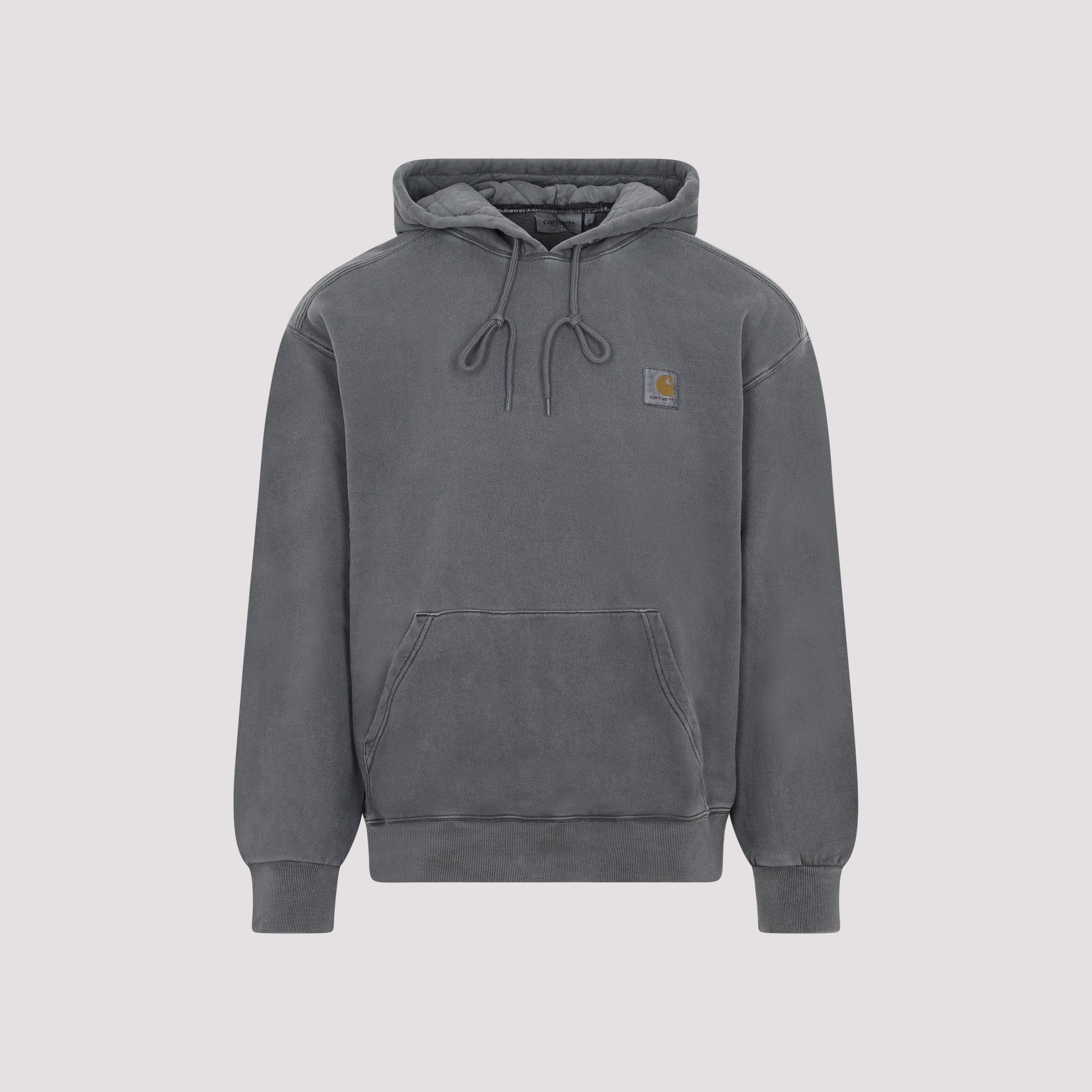 Hooded Nelson Sweatshirt Black Cotton