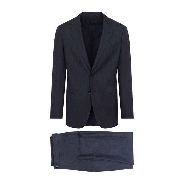 Virgin Wool Suit Blue