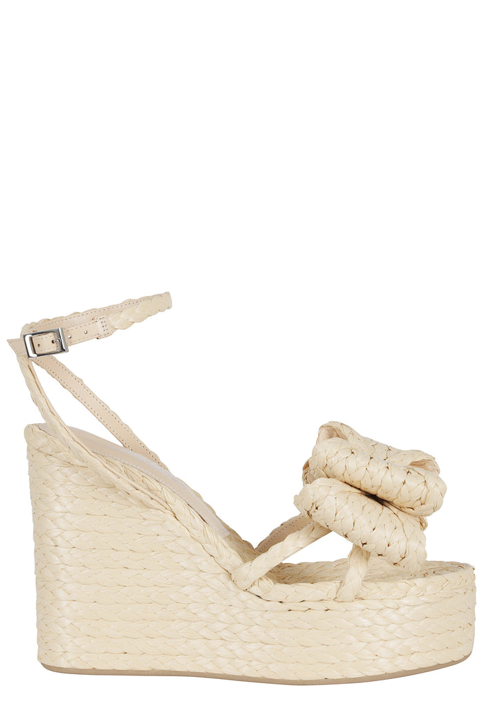 Le Cadeau Sandals Nude & Neutrals Rafia Calzature