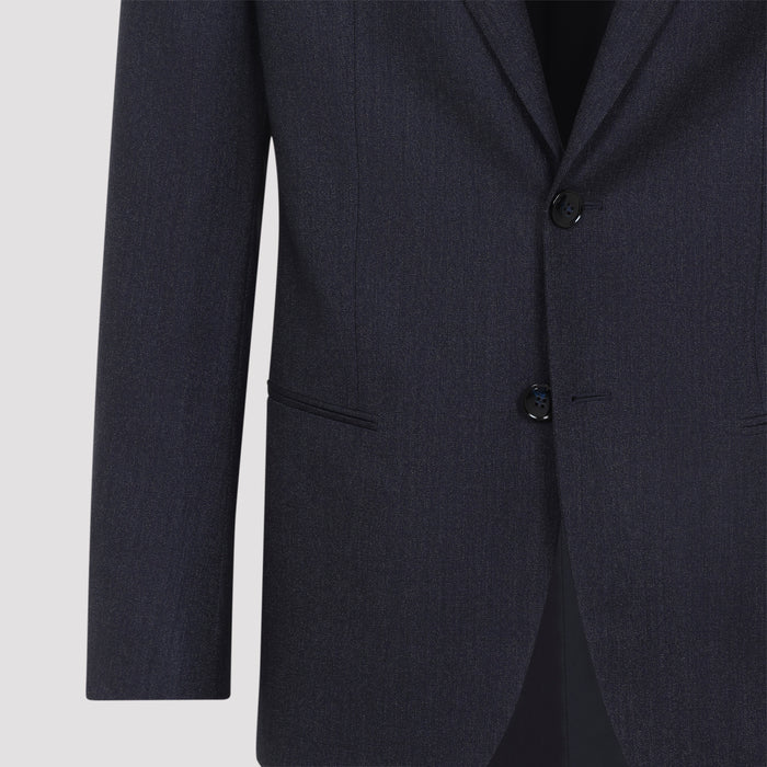 Virgin Wool Suit Blue