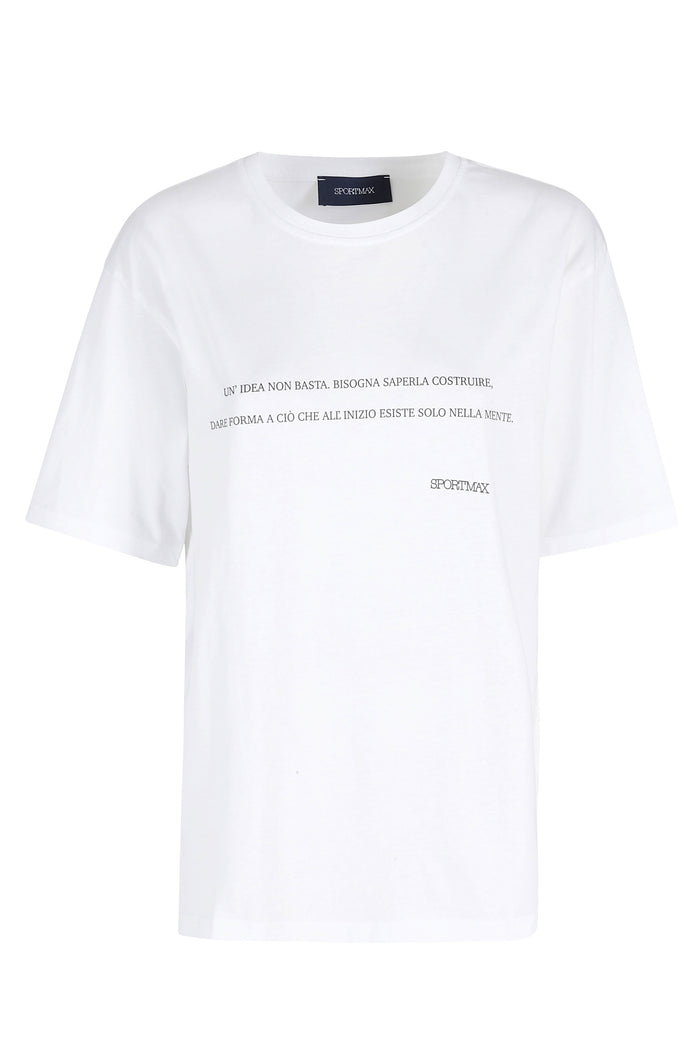 Quiete White Cotone T-shirt