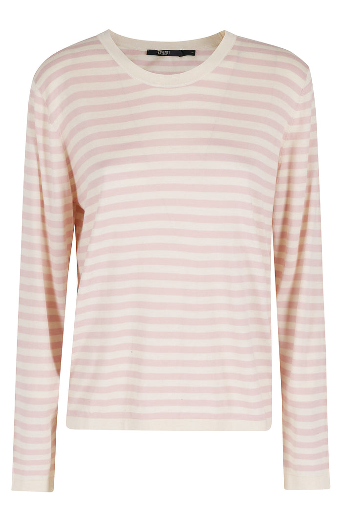 Girocollo Nude & Neutrals Lyocell Cotone Seta Maglia