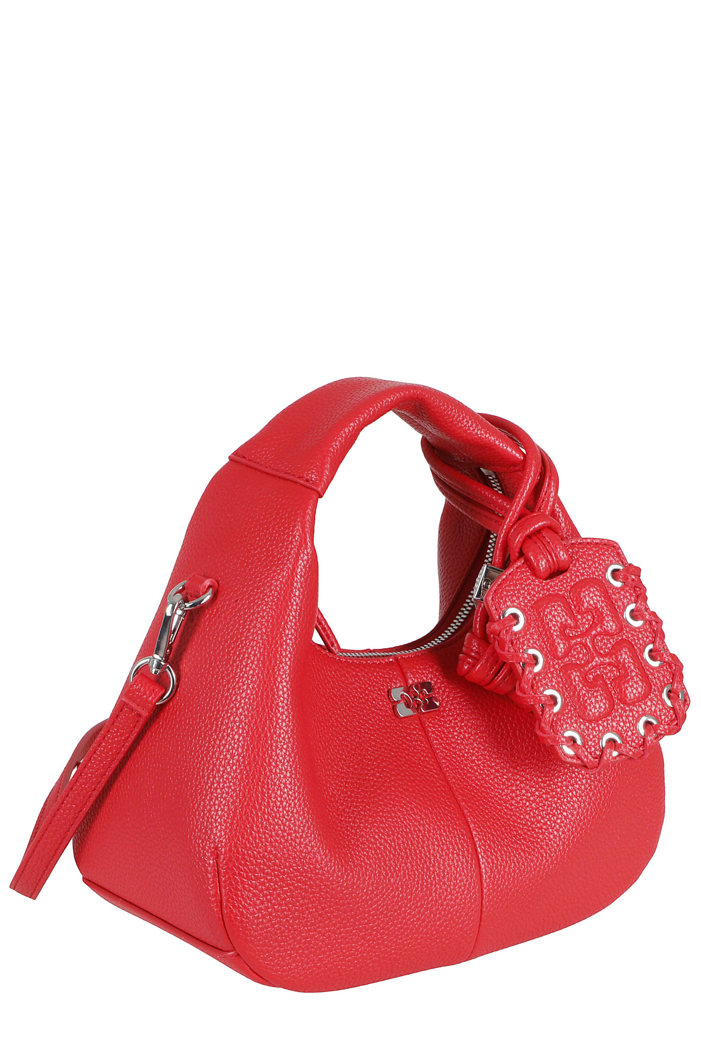 Hobo Mini Grained Red Poliestere Riciclato Borsa