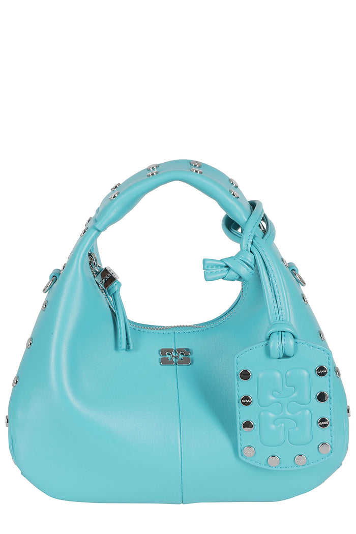 Hobo Mini Studs Blue Polyurethane Borsa