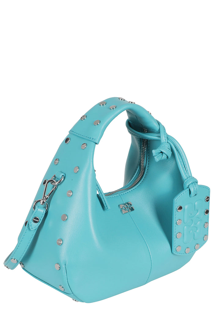 Hobo Mini Studs Blue Polyurethane Borsa