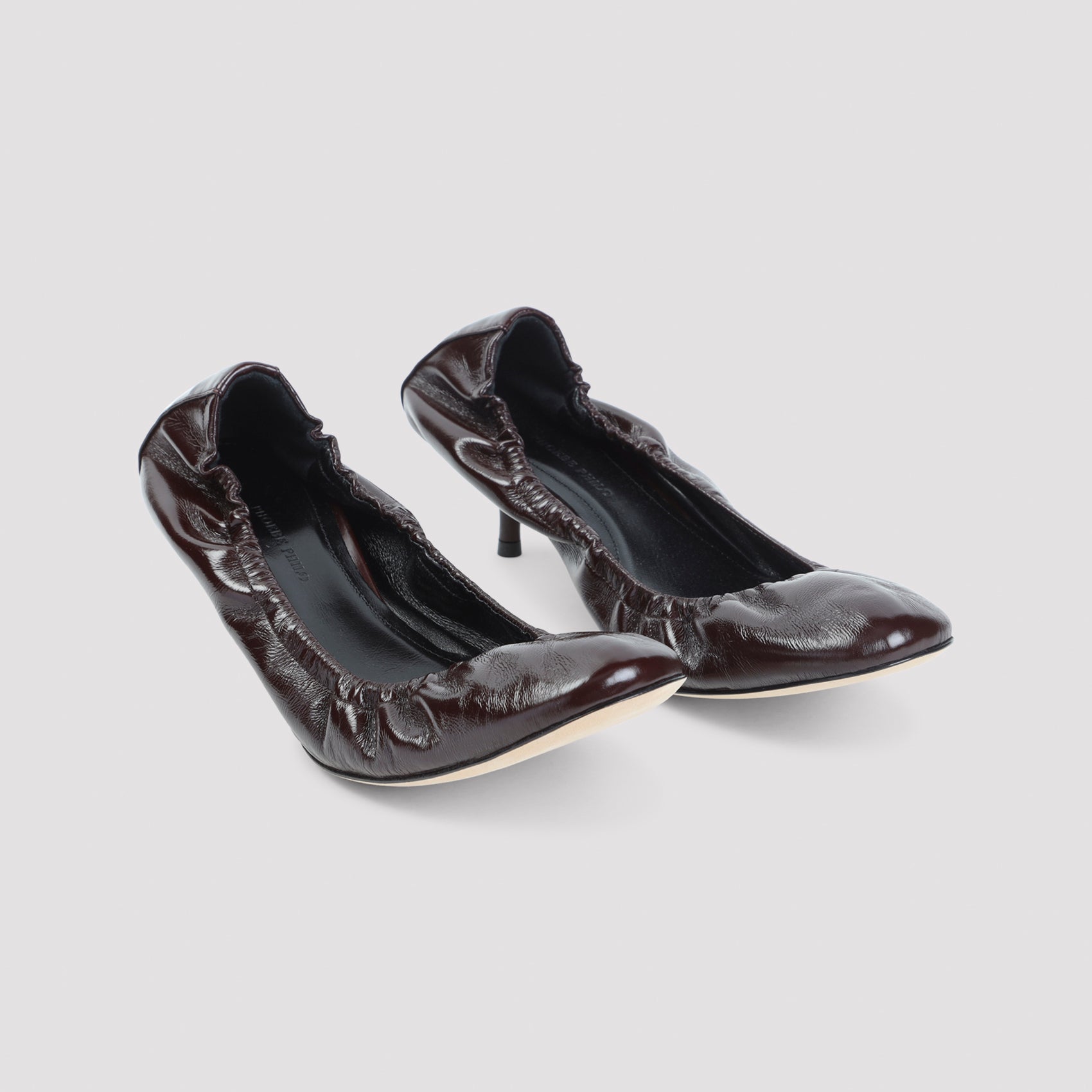 Low Pucker 45 Pumps Nude & Neutrals Calf Leather