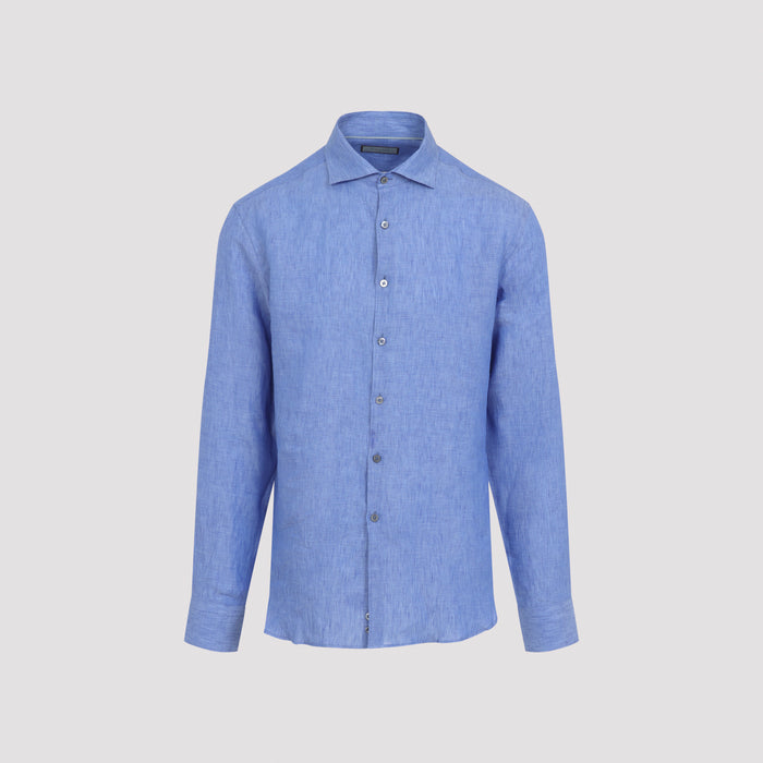 Shirt Blue Linen