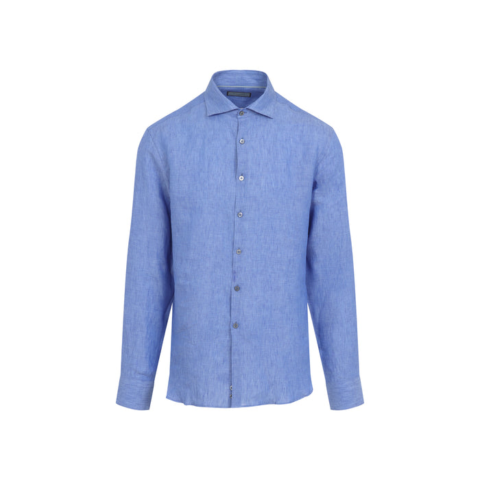 Shirt Blue Linen