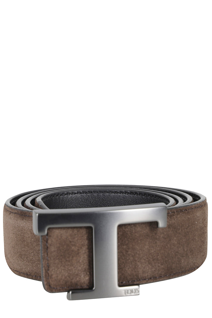 New T Belt Brown Pelle Cintura