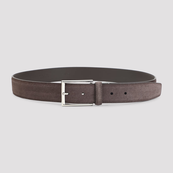 Belt Brown Suede Leather