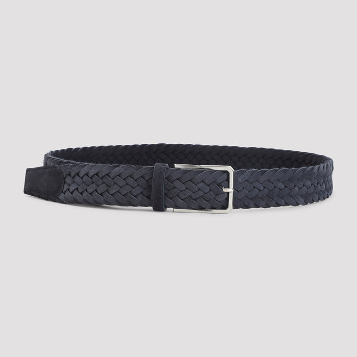 Belt Blue Suede Leather