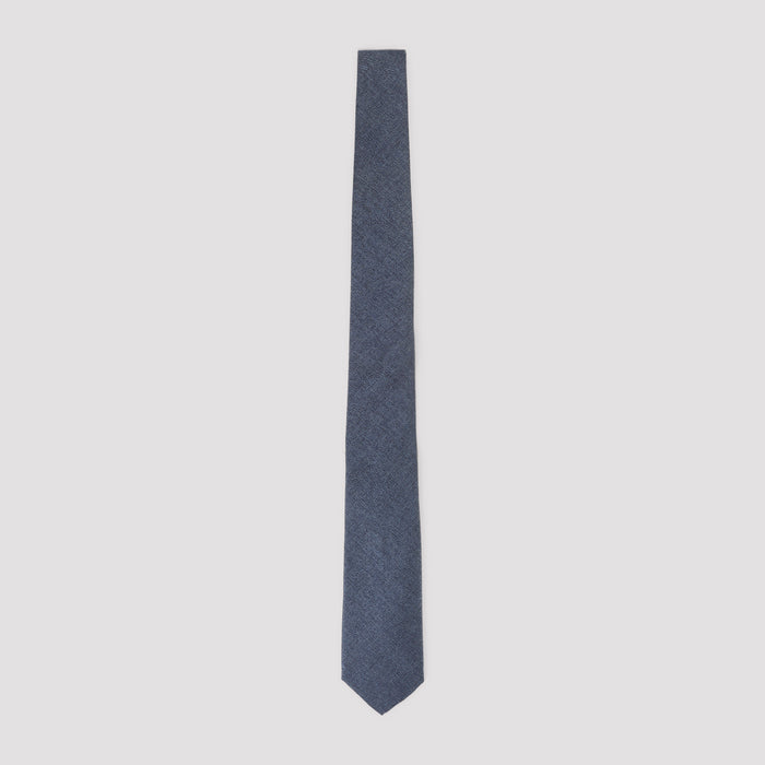 Tie Blue Silk