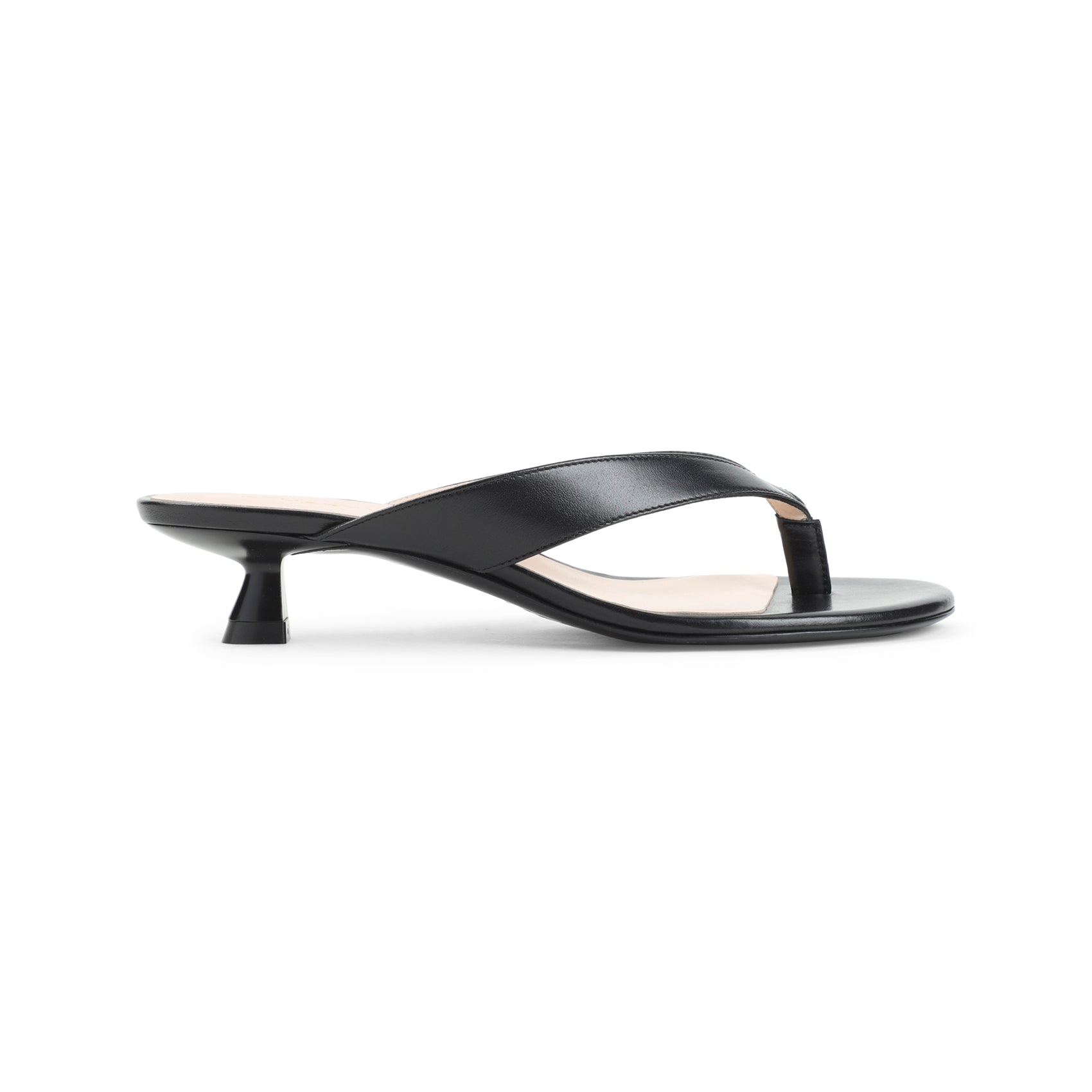 Rio Sleek 35 Sandals Black Calf Leather