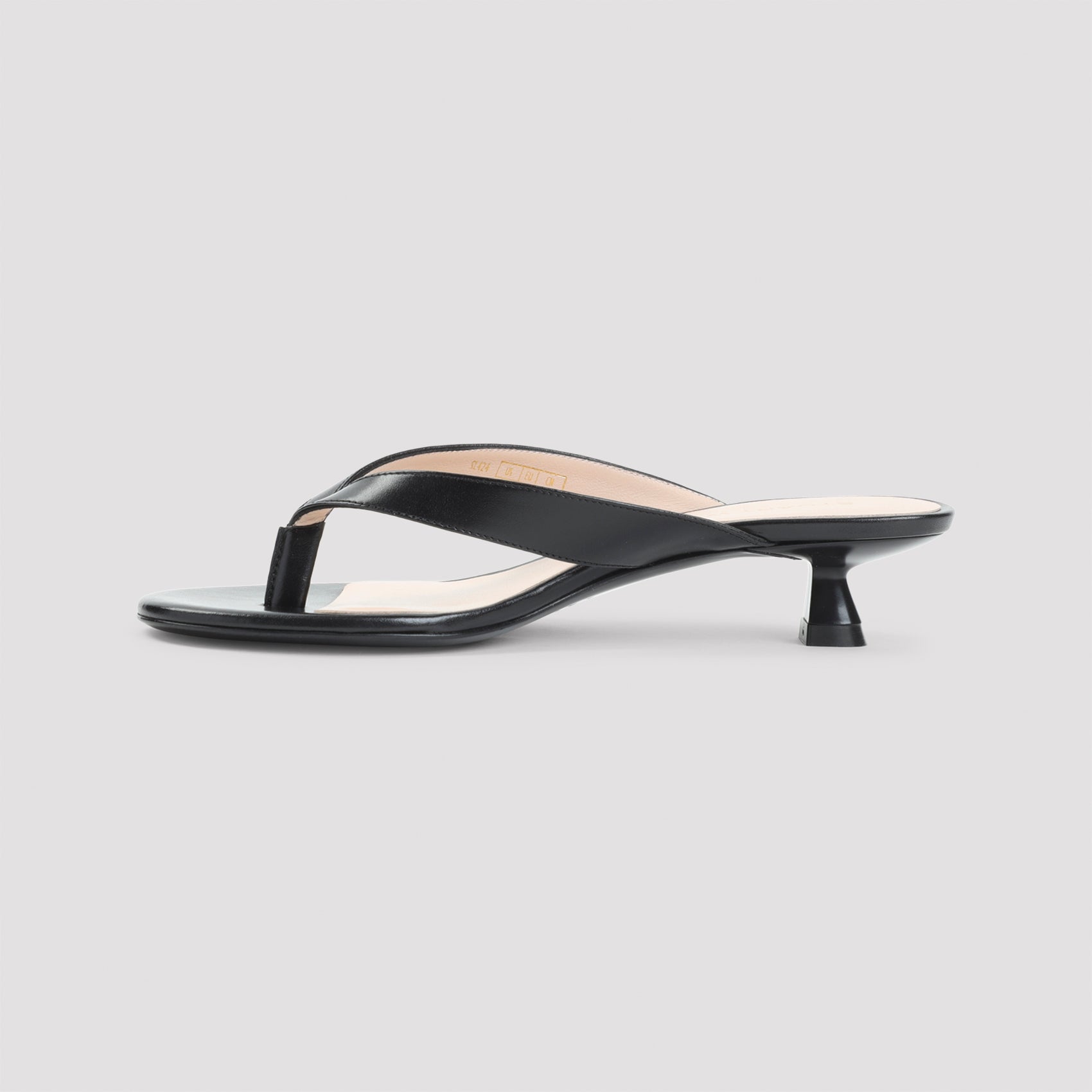 Rio Sleek 35 Sandals Black Calf Leather