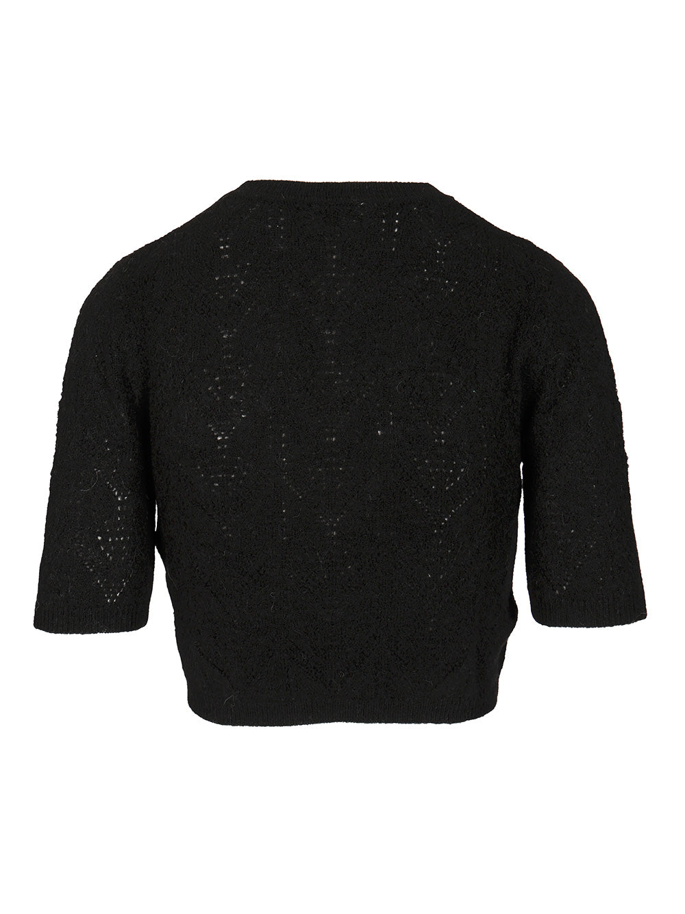 Crop Sweater Black Wp Wo Pa Ea