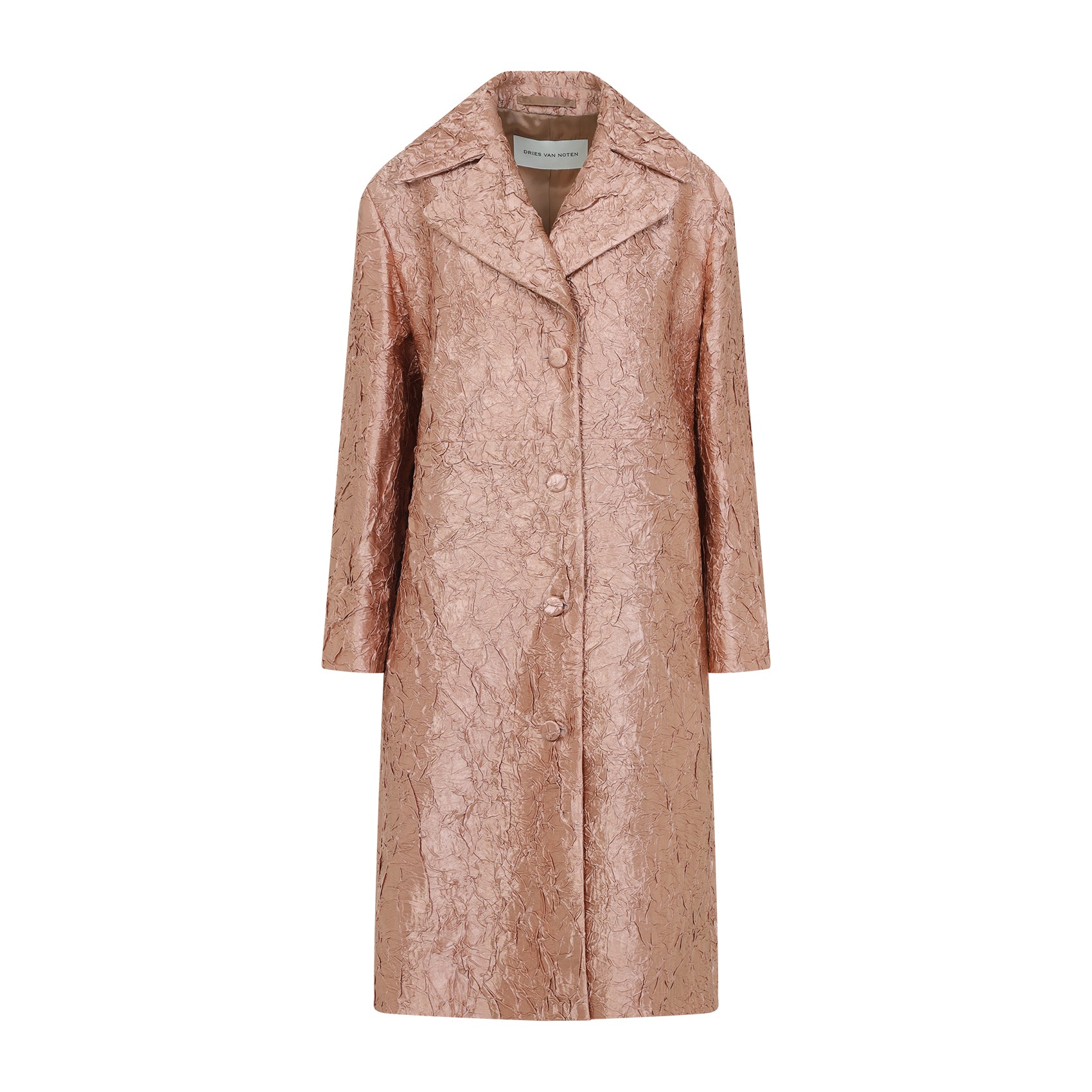Ricca Coat Nude & Neutrals Viscose Cotton