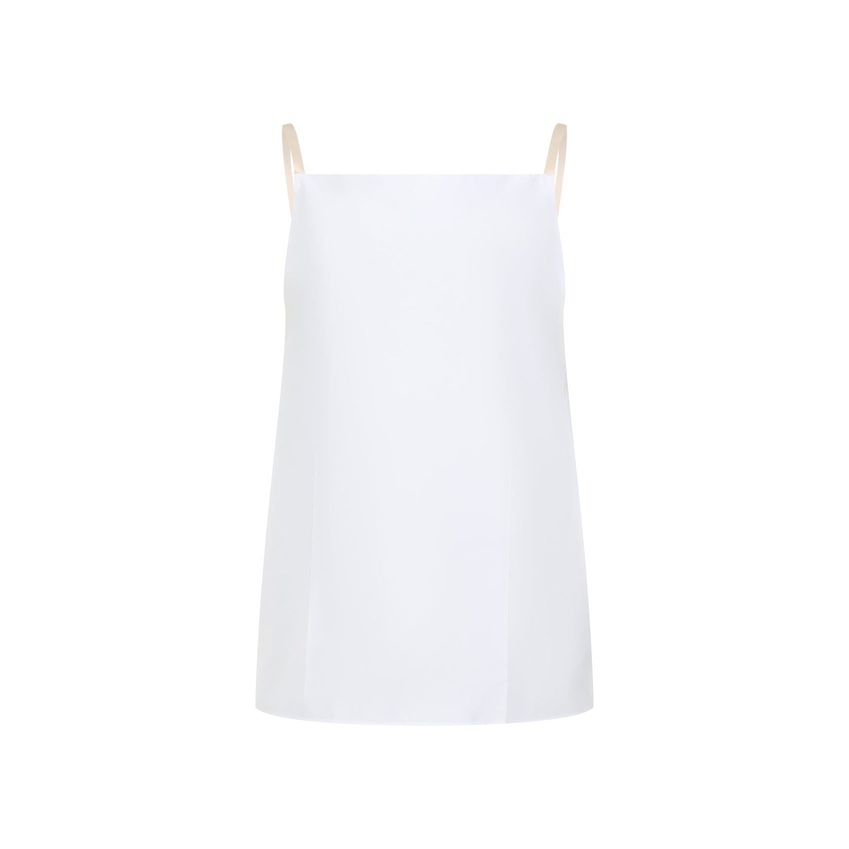 Polyester Top White Silk