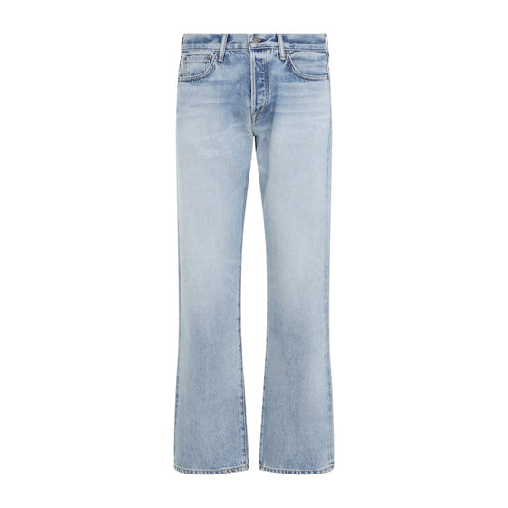 Tom Ford Straight Denim Jeans Blue Cotton