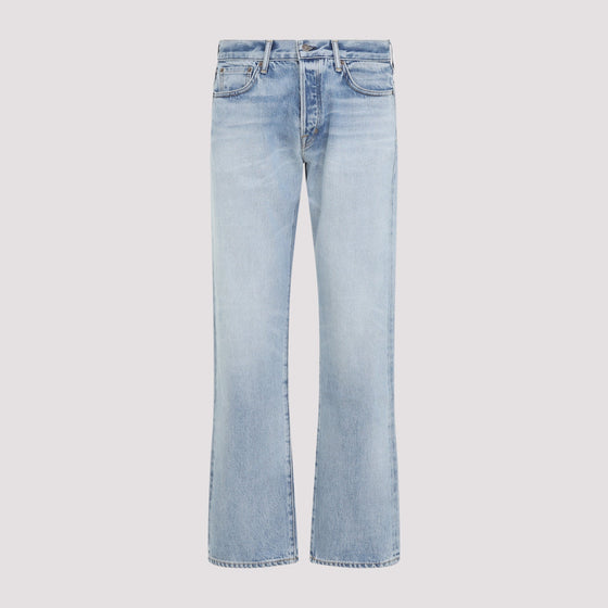 Tom Ford Straight Denim Jeans Blue Cotton