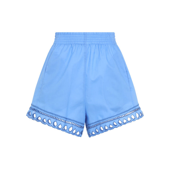 Ermanno Scervino Life Shorts Blue Cotton