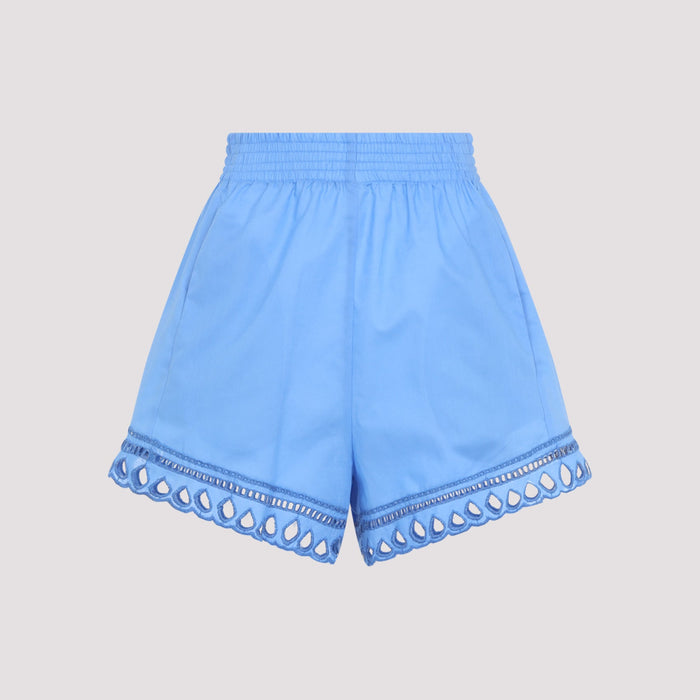 Ermanno Scervino Life Shorts Blue Cotton