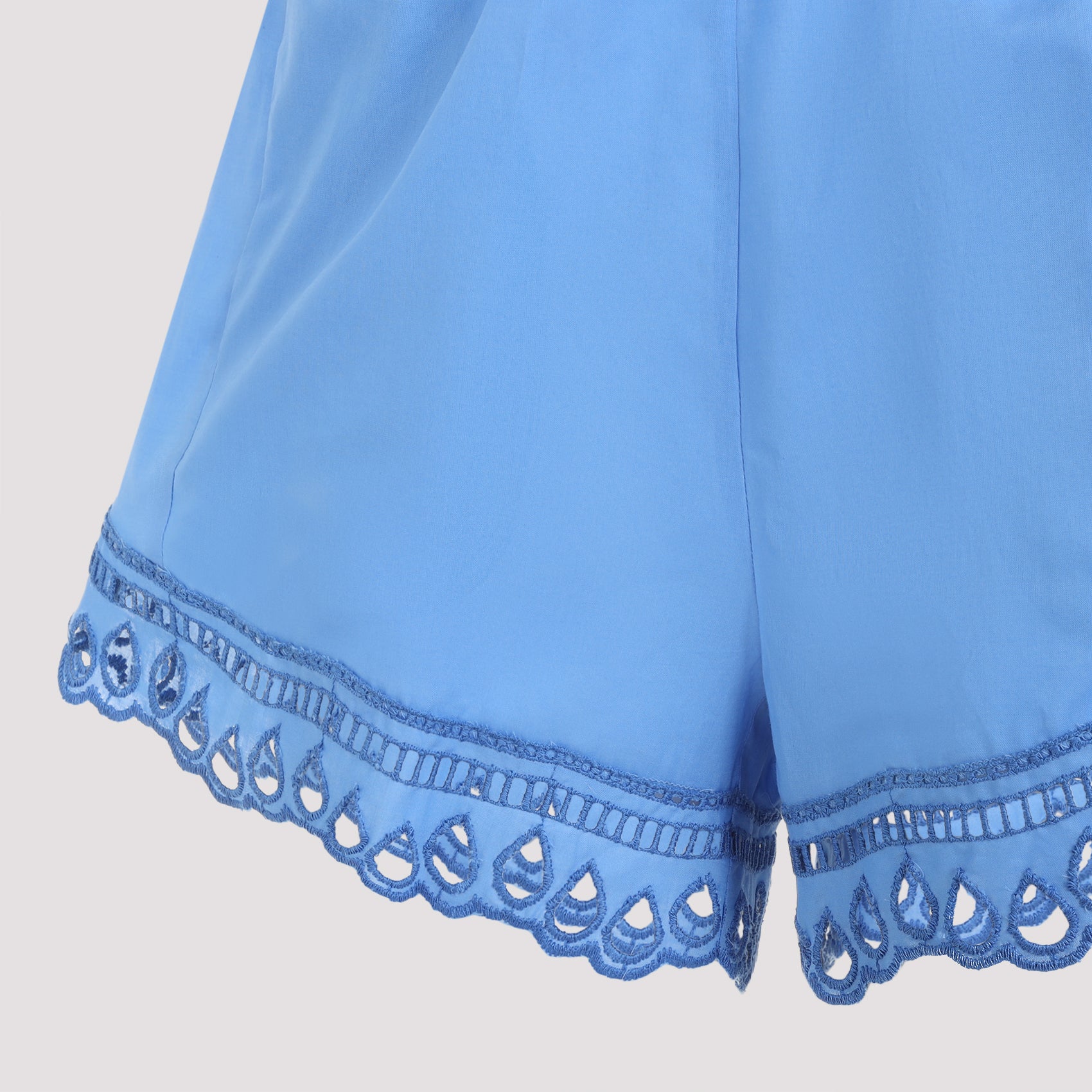 Short Blue Cotton