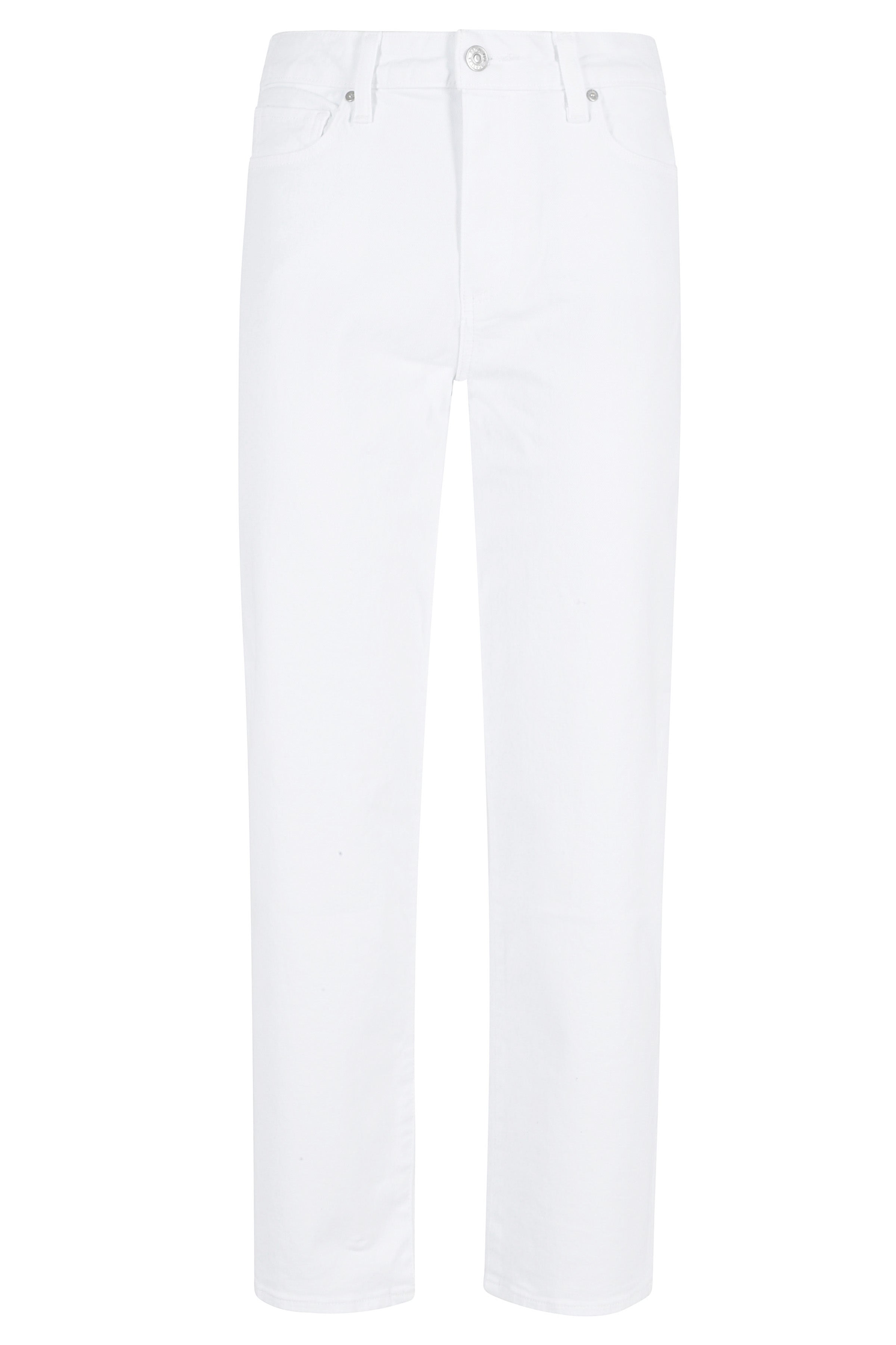 Mason Ankle White Cotone Elastane Pantaloni