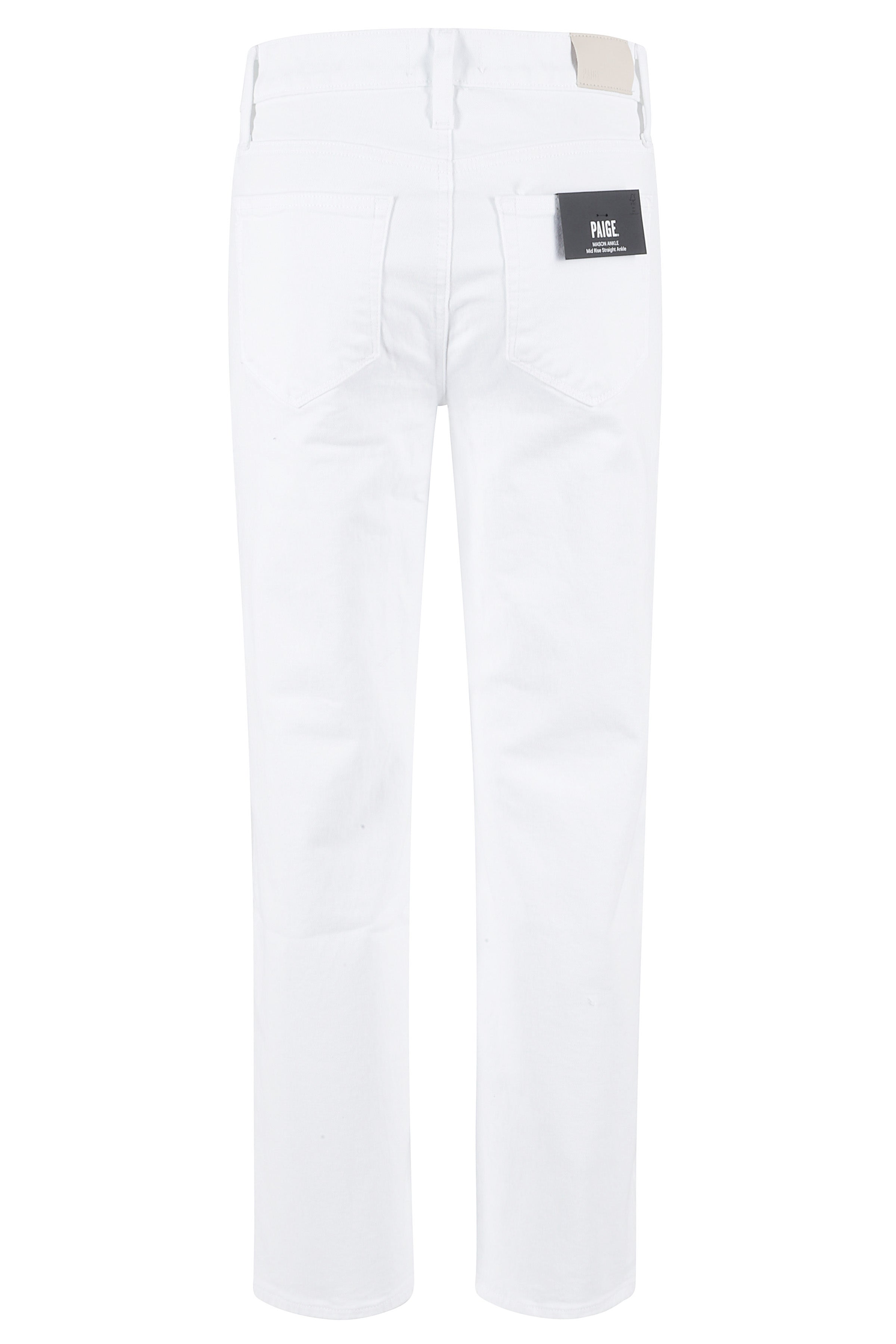 Mason Ankle White Cotone Elastane Pantaloni