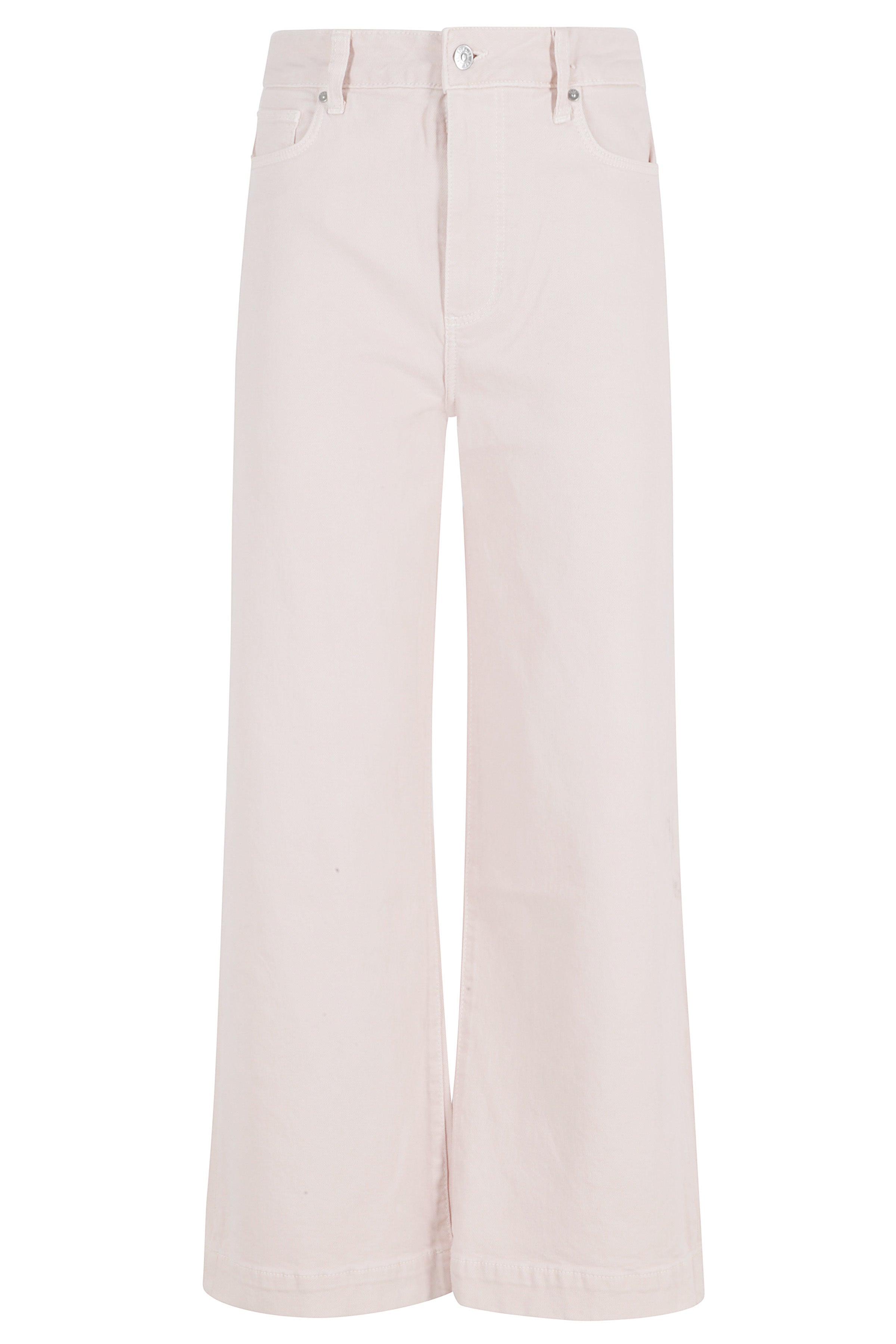 Anessa Pink & Purple Cotone Elaastane Pantaloni