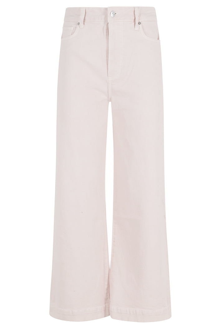 Anessa Pink & Purple Cotone Elaastane Pantaloni