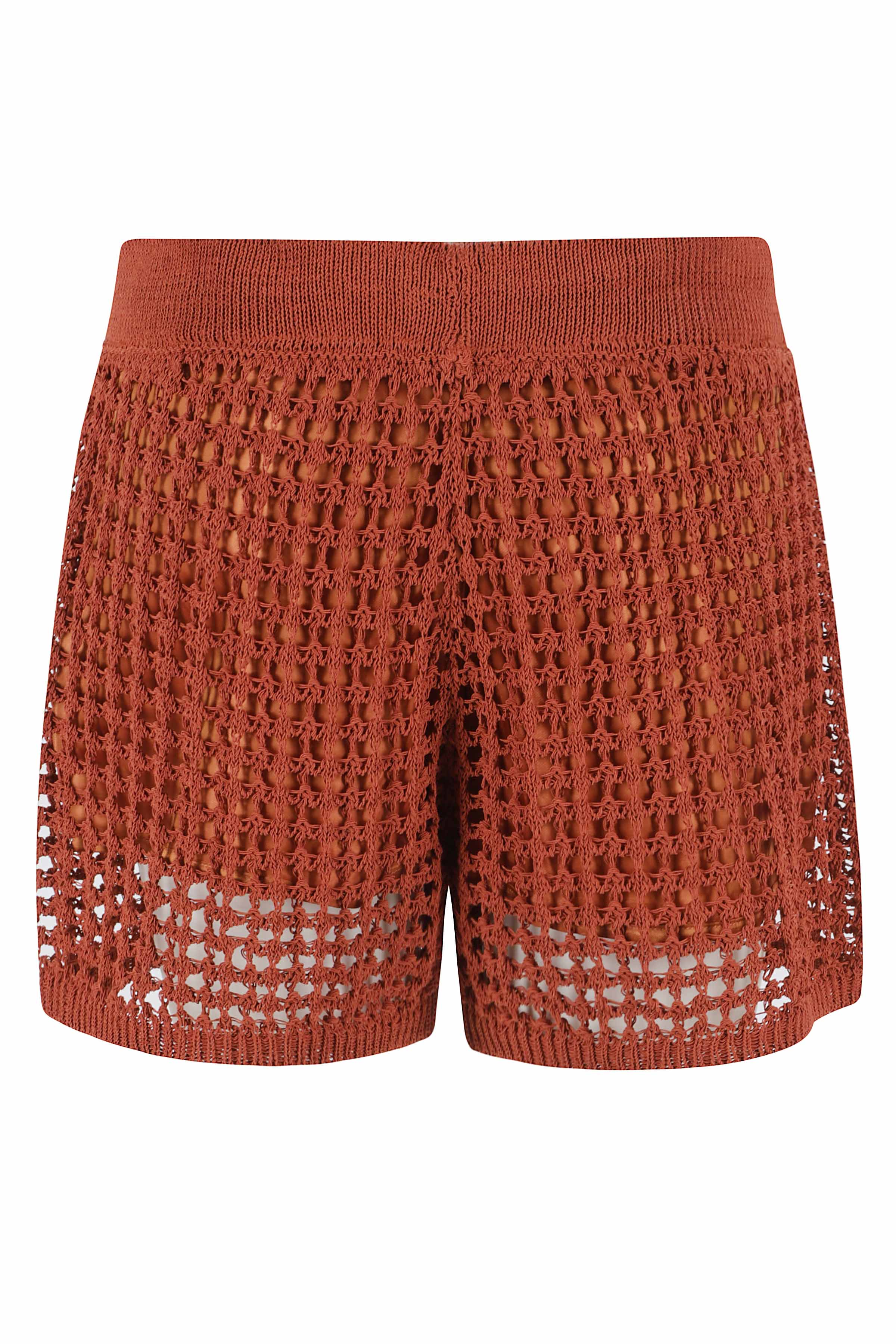 Shorts Rete Red Cotone Poliammide
