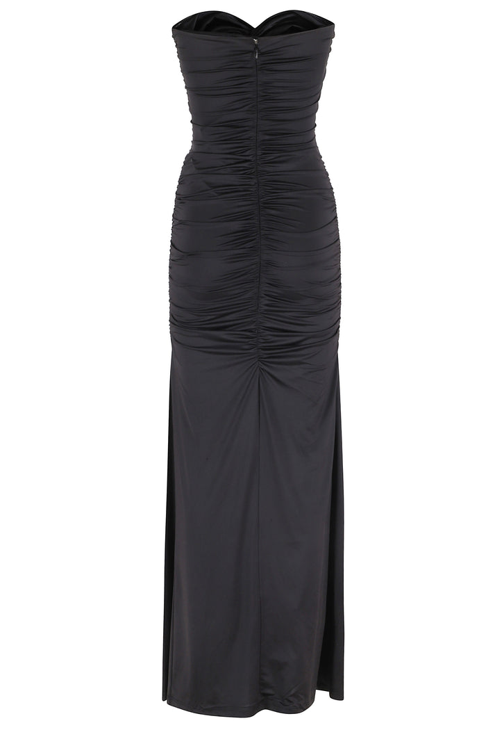 Jeremi Jersey Fitted Dress Black Abito