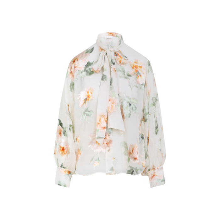 Zimmermann Carousel Burnout Blouse Viscose
