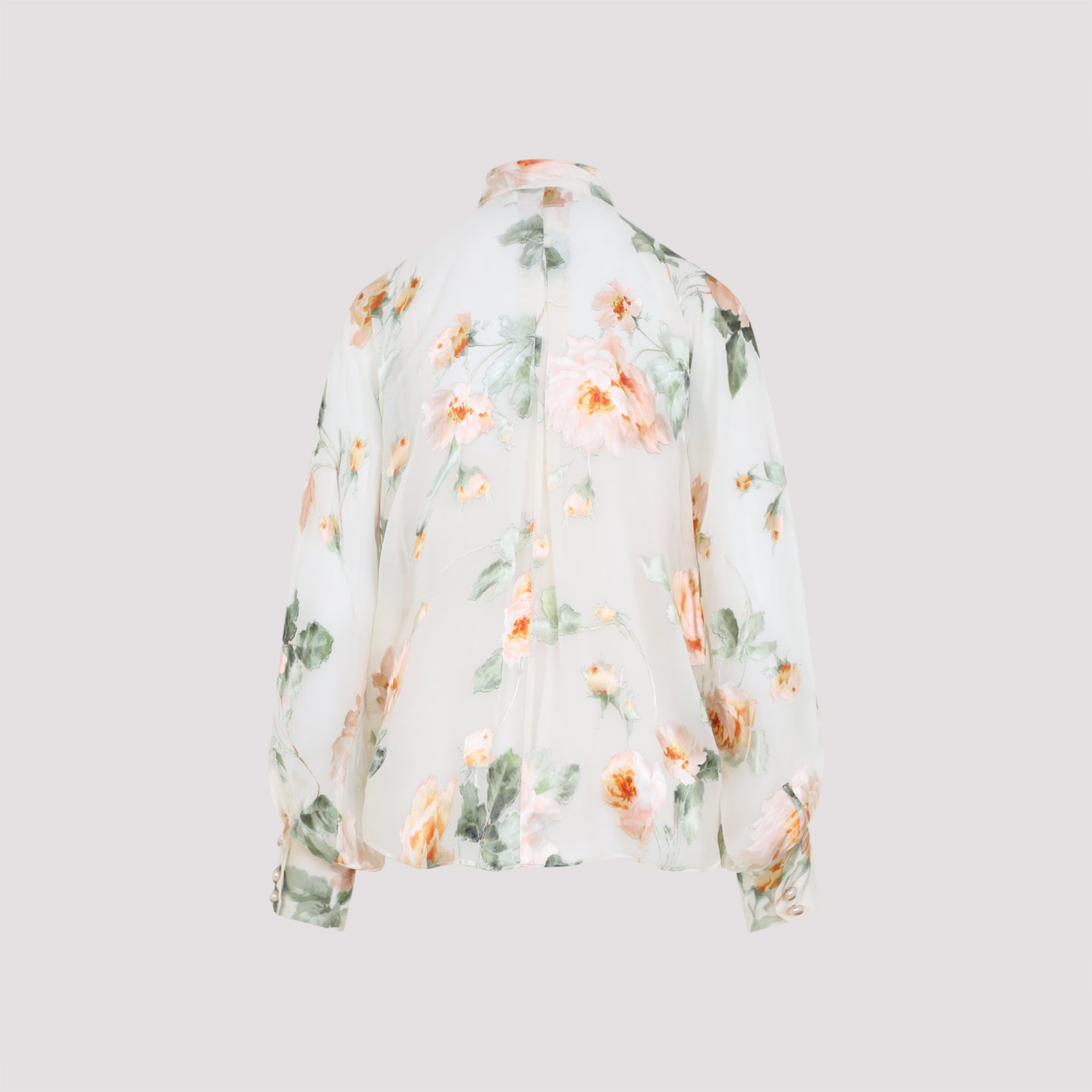 Zimmermann Carousel Burnout Blouse Viscose