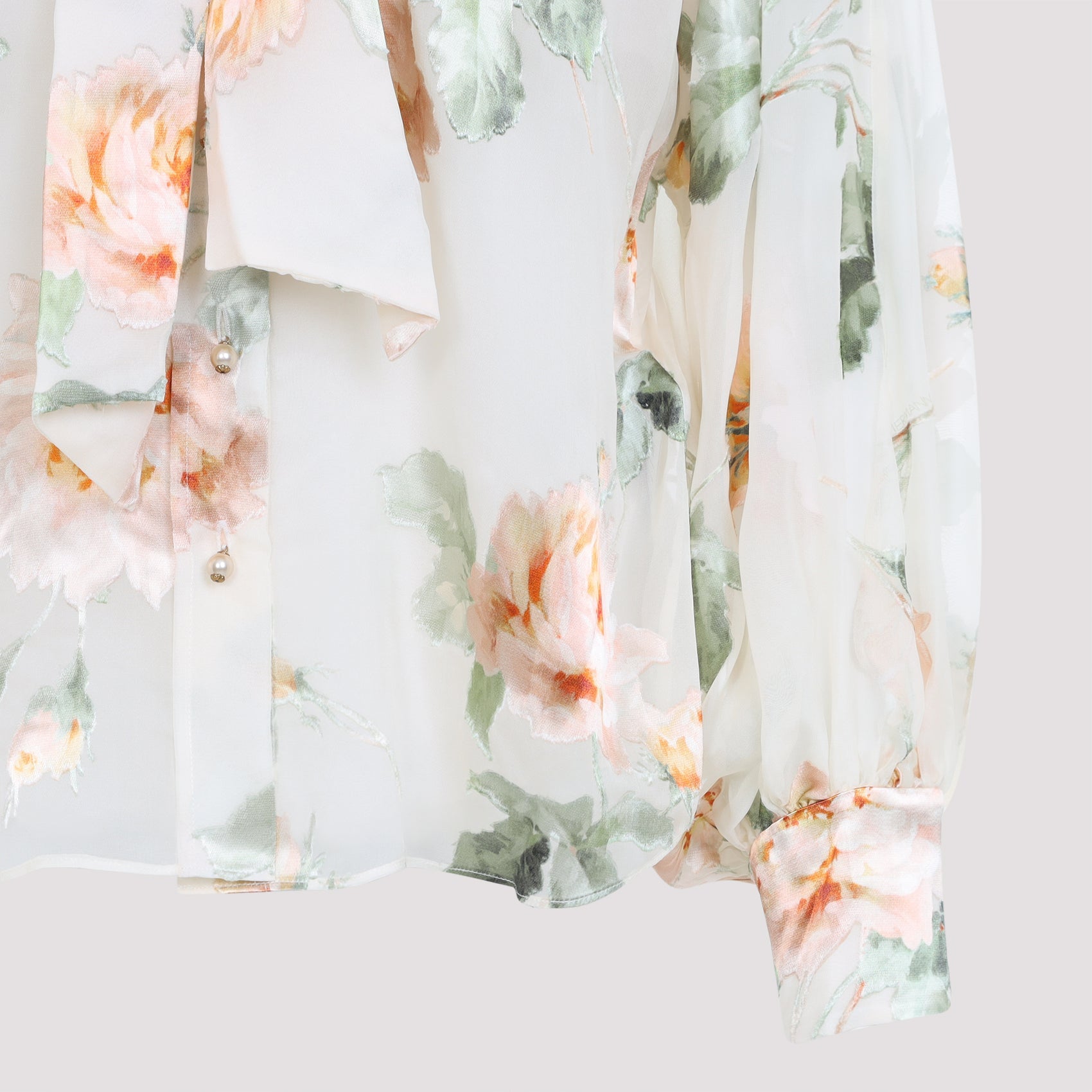 Zimmermann Carousel Burnout Blouse Viscose