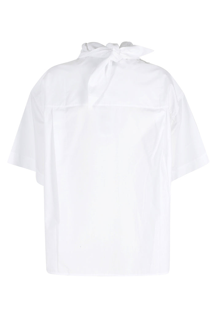 Jasleen Boxy Oversized Shirt White Camicia