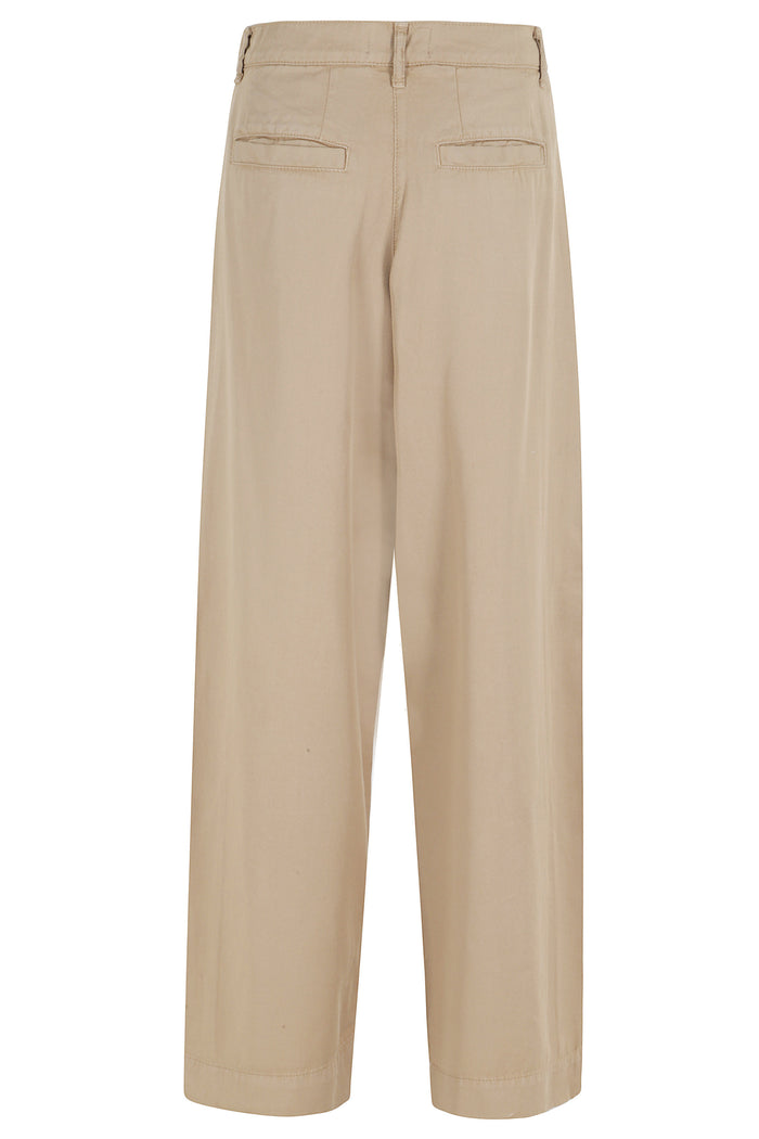 Joviaal Garment Dye Pants Brown Pantaloni