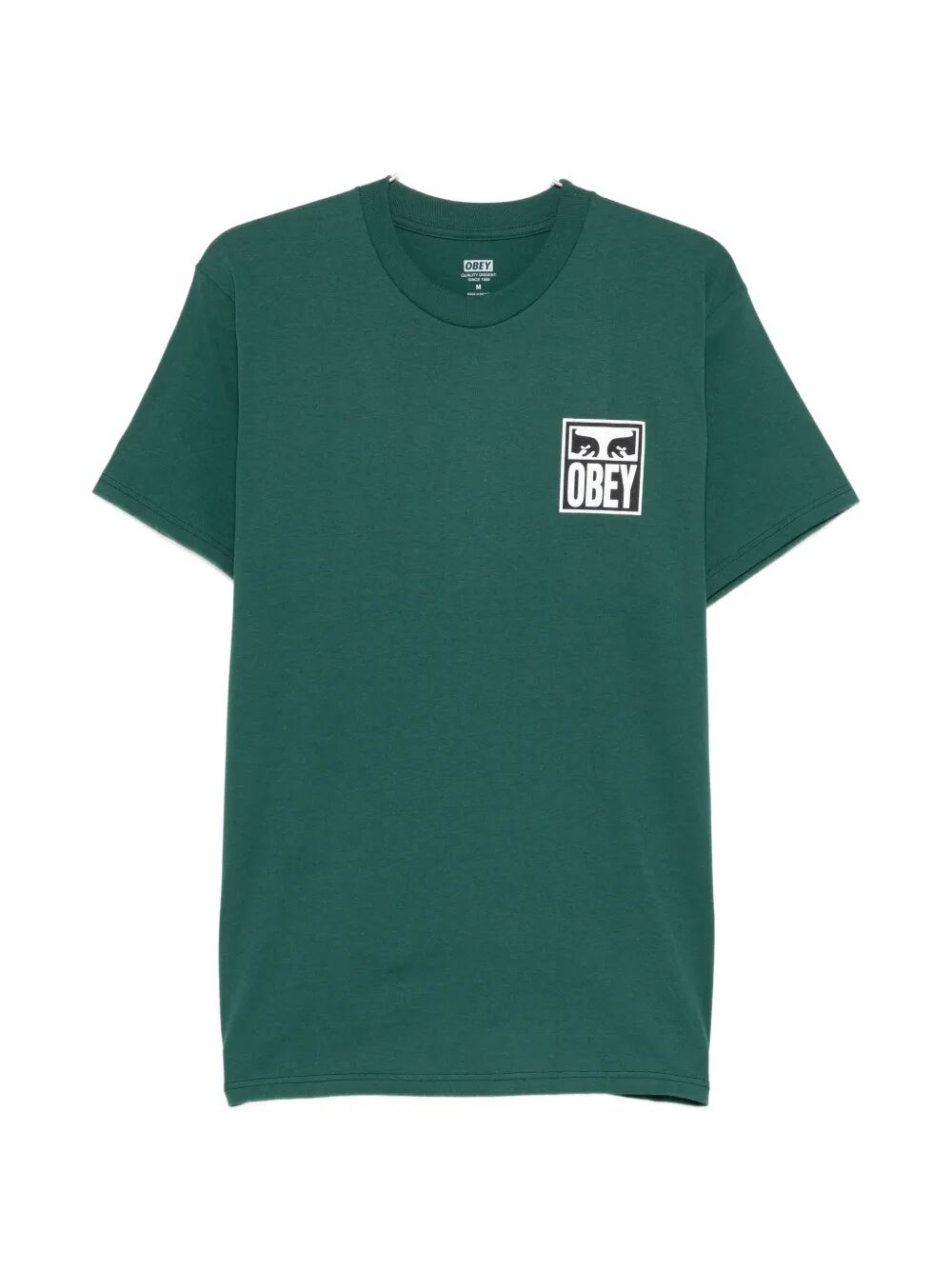 Eyes Icon 2 Tee Green Cotton Tshirt