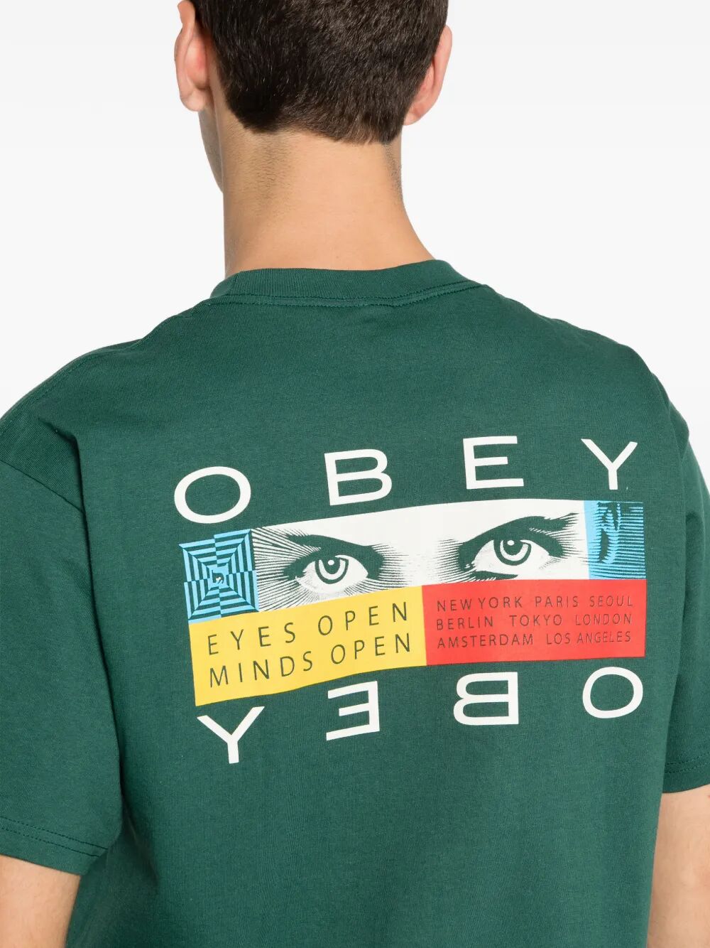 Eyes Open Tee Green Tshirt