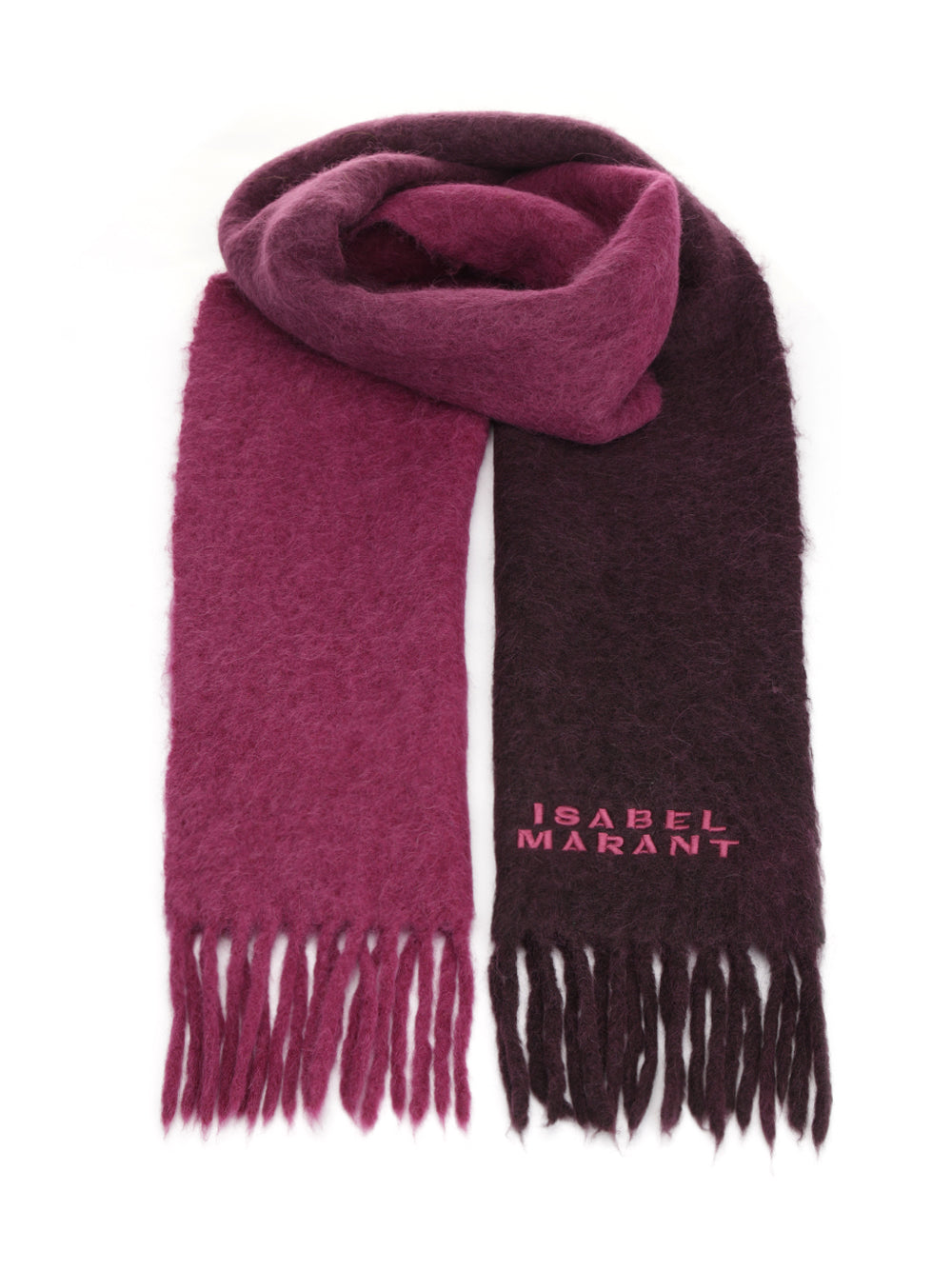 Reversible Firna scarf Bordeaux And Foulards