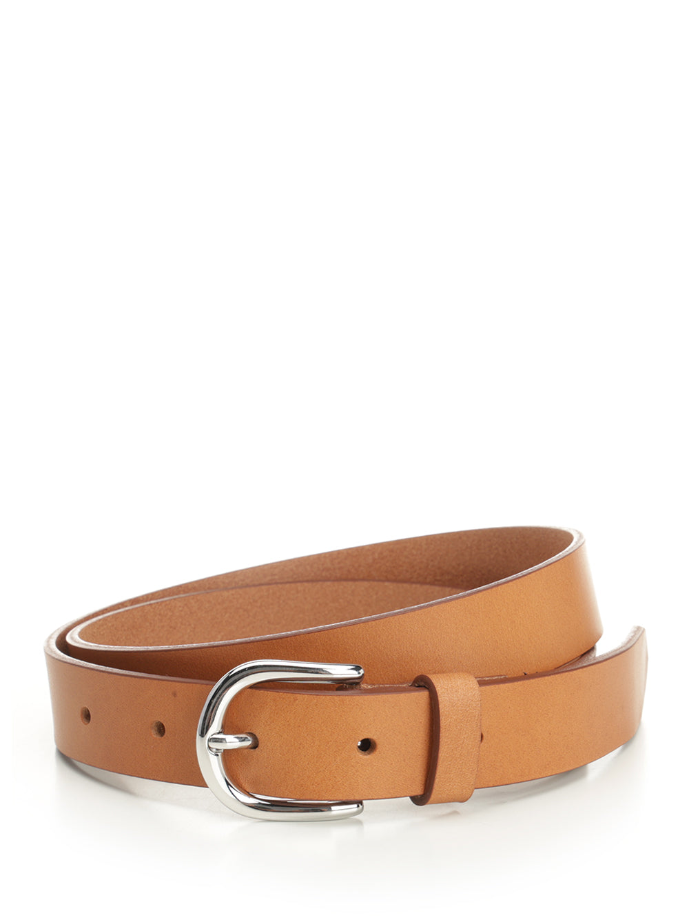 Zap leather belt Beige Cow